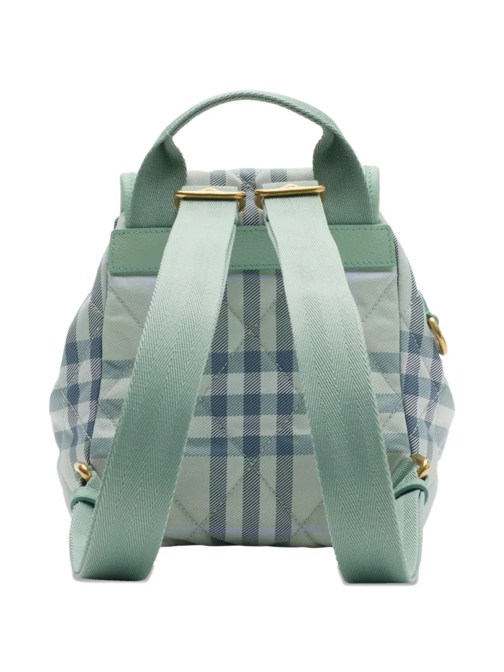 Burberry mini Horseshoe quillted backpack - Groen