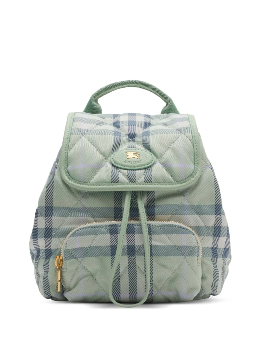 Burberry mini Horseshoe quillted backpack - Verde