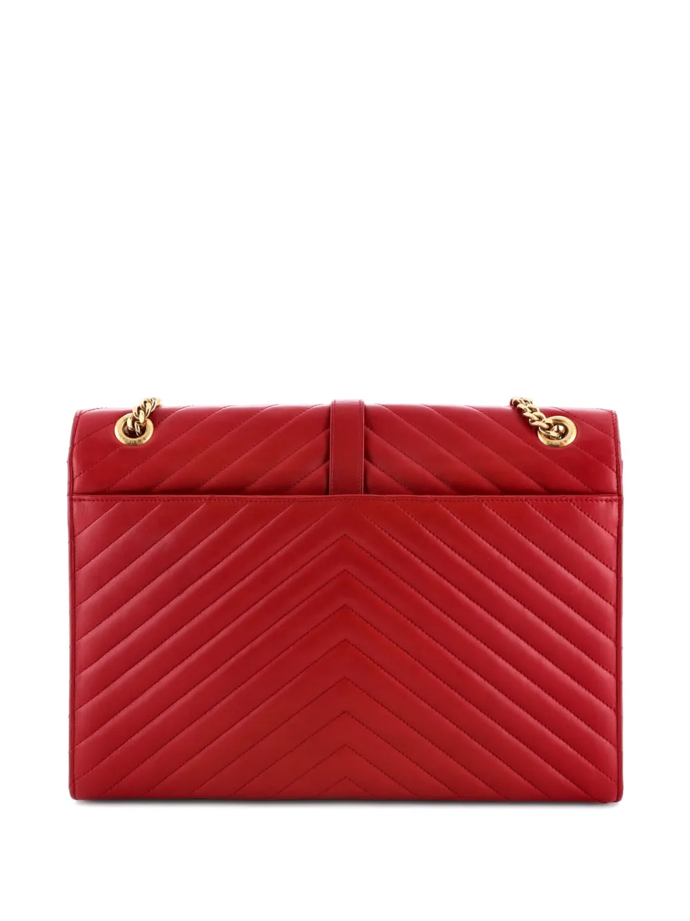 Saint Laurent Pre-Owned Classic Monogram Envelope Satchel Matelasse Chevron Leather Large shoulder bag | Pre-Owned | Image 2