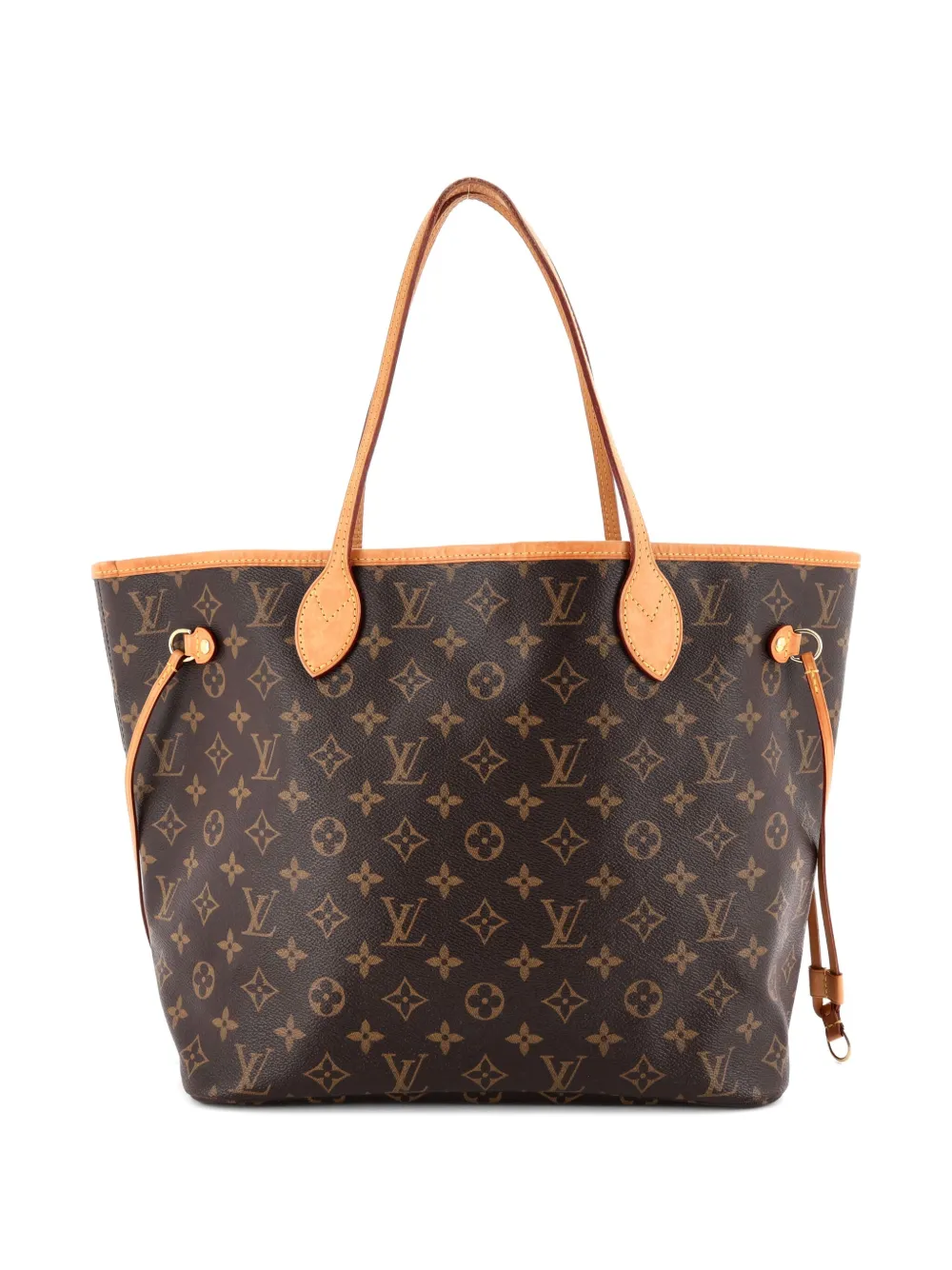 Pre-owned Louis Vuitton Neverfull Nm Monogram Canvas Mm Tote Bag In Brown