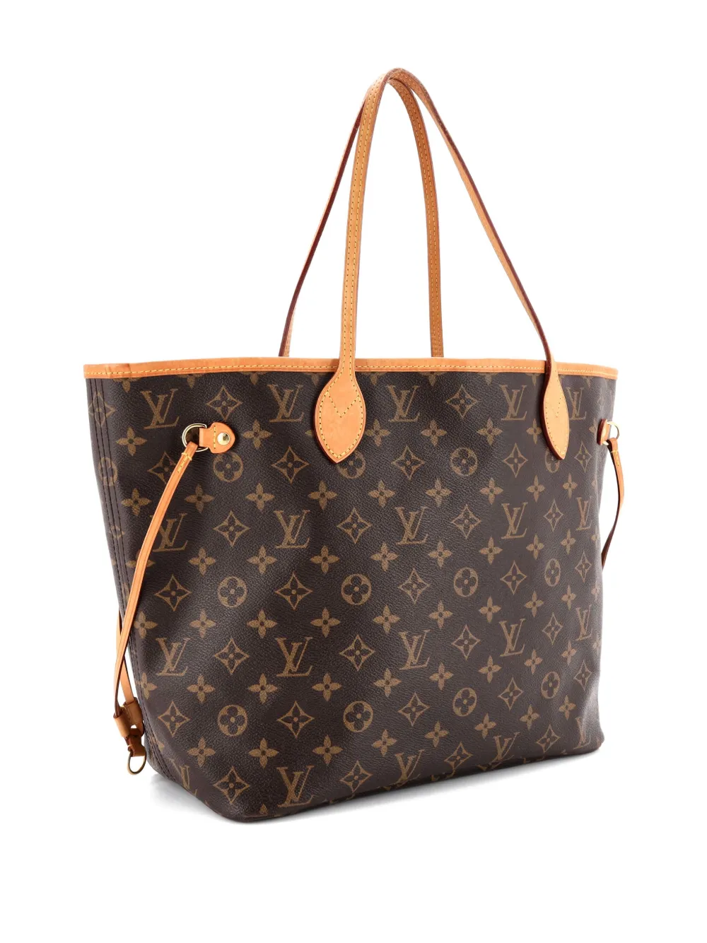 Pre-owned Louis Vuitton Neverfull Nm Monogram Canvas Mm Tote Bag In Brown
