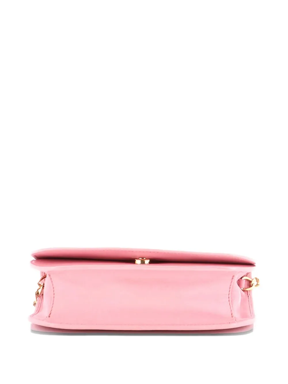 Pre-owned Prada Convertible Flap Clutch Saffiano Leather Small Crossbody Bag In Pink