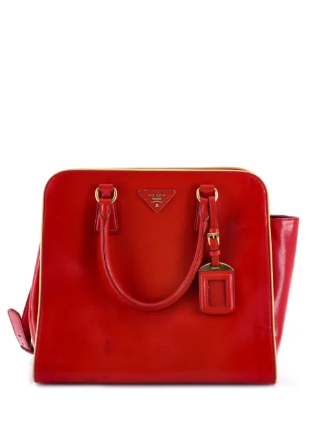 Prada Pre-Owned Promenade Bag Vernice Saffiano Leather Medium satchel