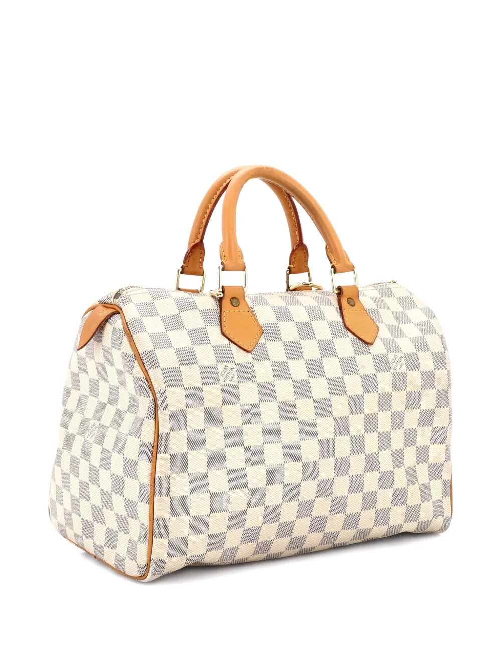 LOUIS VUITTON Pre-owned Speedy Handbag Damier 30 Satchel In Neutral