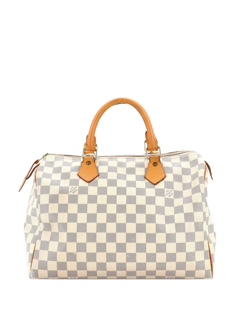 LOUIS VUITTON Pre-owned Speedy Handbag Damier 30 Satchel In Neutral