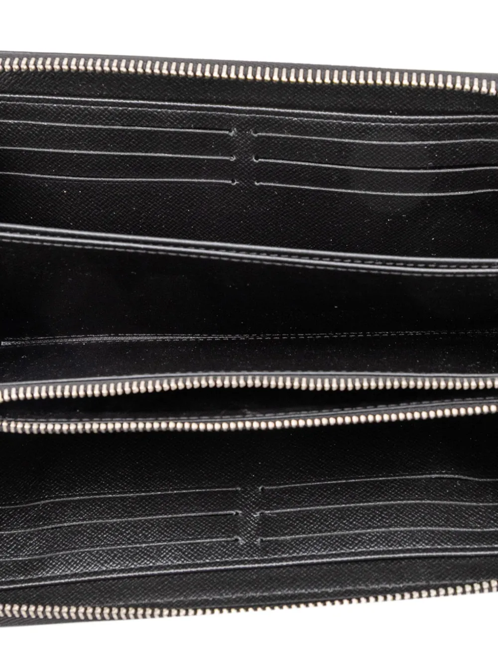 LOUIS VUITTON Pre-owned 2018 Epi Patches Zippy Wallet Long Wallets In Black