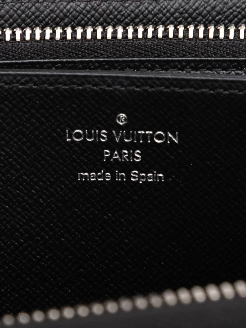 LOUIS VUITTON Pre-owned 2018 Epi Patches Zippy Wallet Long Wallets In Black