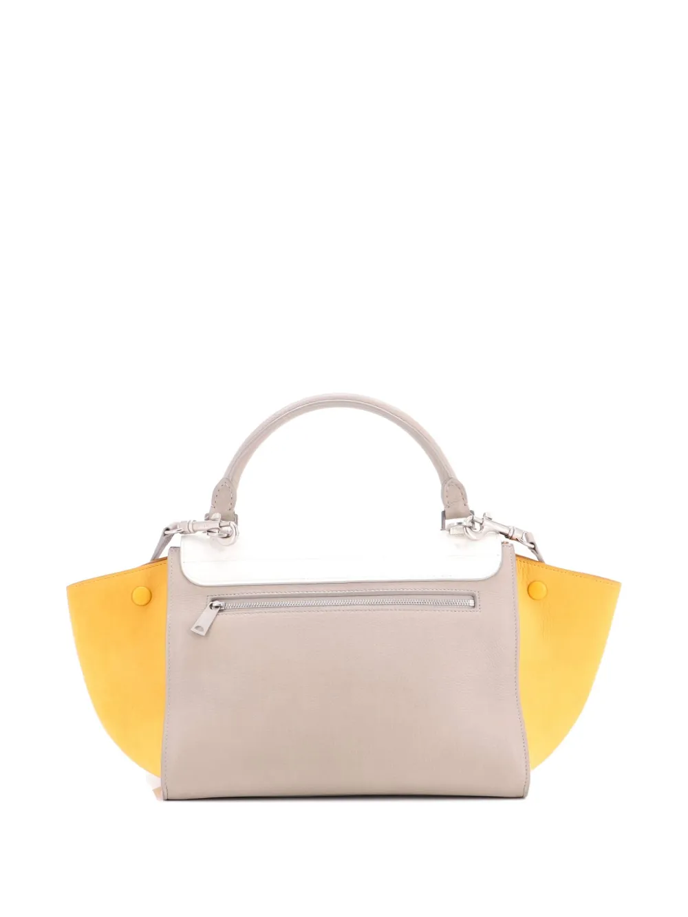 Celine Pre-Owned Trapeze Bag Leather with Patent Small satchel | Pre-Owned | Image 2