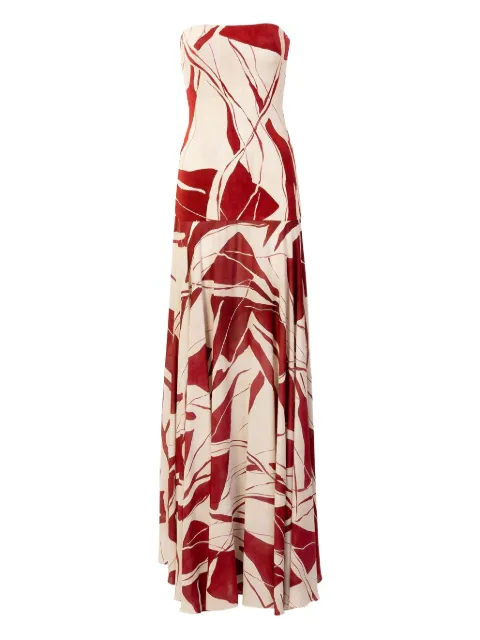 Silvia Tcherassi Muriel strapless maxi dress