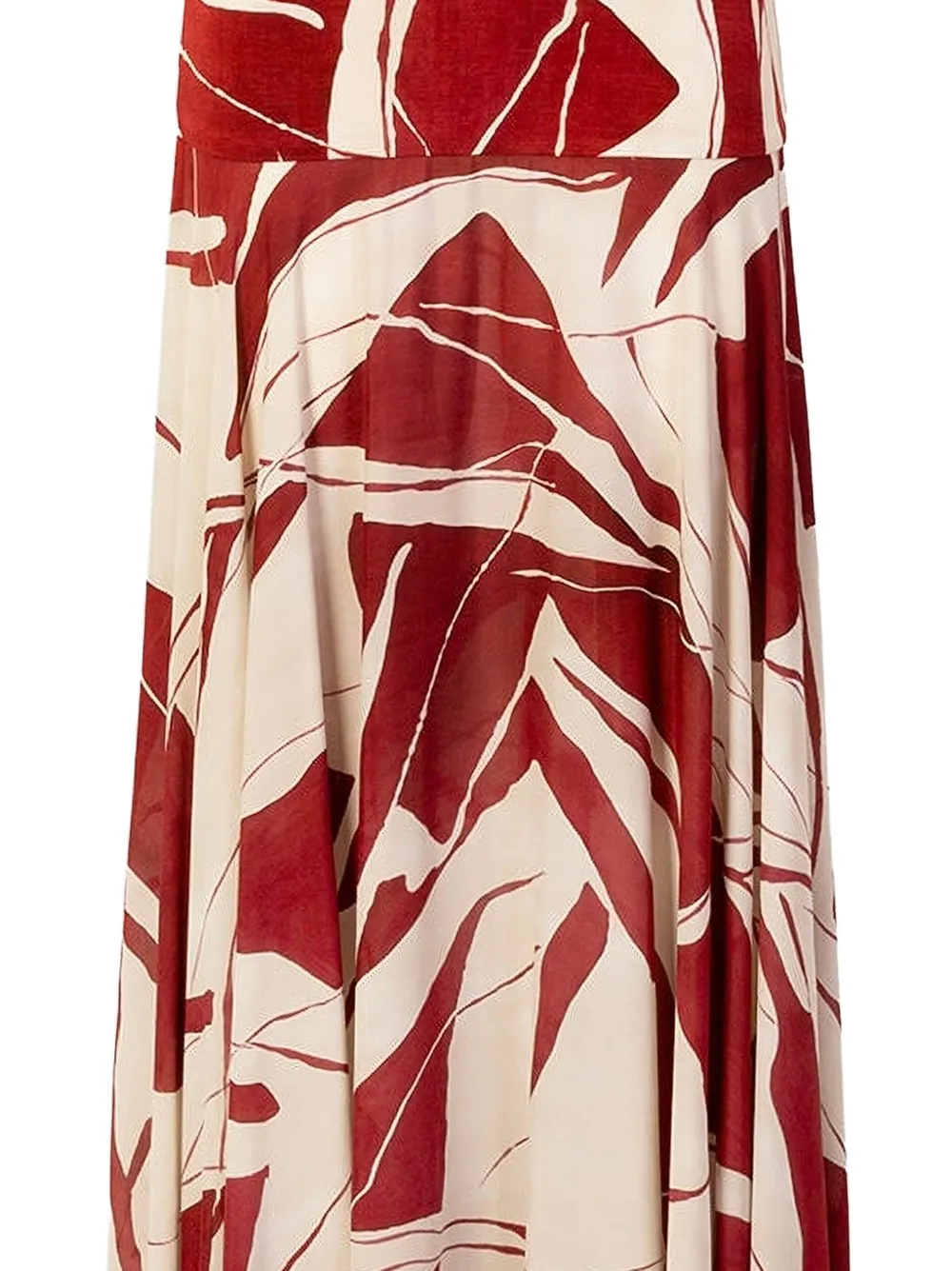 Silvia Tcherassi Muriel strapless maxi-jurk - Beige