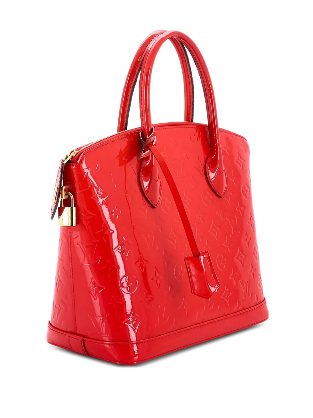 Louis Vuitton Pre-Owned Lockit Handbag Monogram Vernis PM satchel -