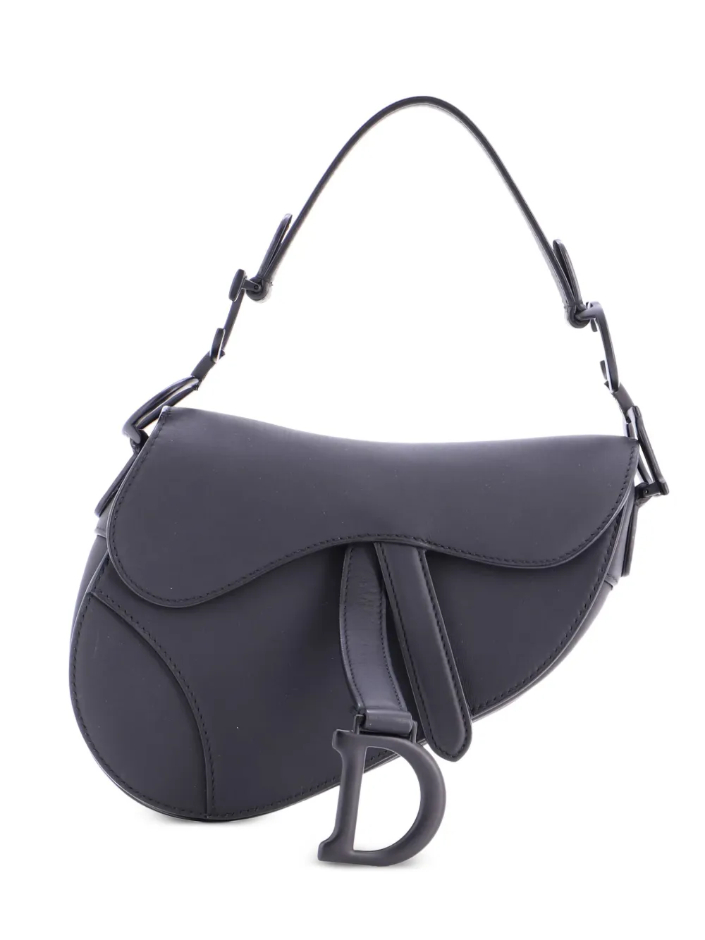 Christian Dior Pre-Owned Ultra Matte Saddle Handbag Leather Mini Christian Dior Pre-Owned Ultra Matte Saddle Handbag Leather Mini