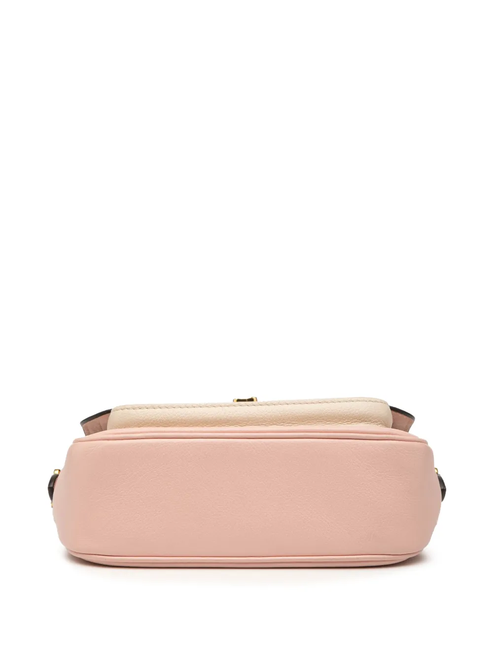Pre-owned Louis Vuitton 2021-2025 Grained Calfskin Lockme Tender Satchel In Pink