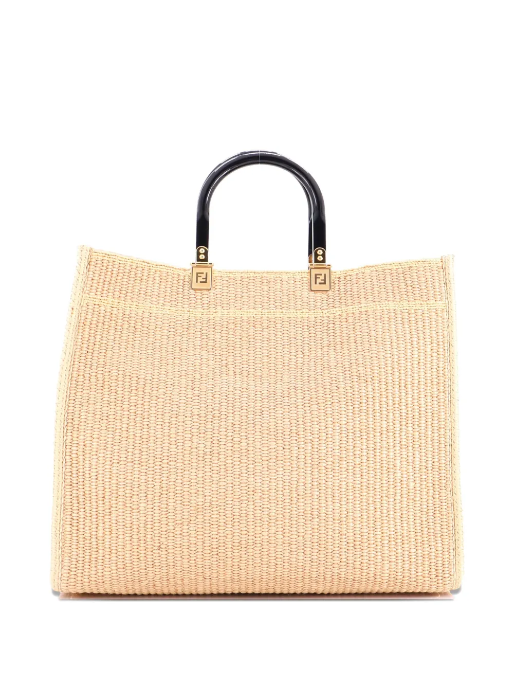 Sunshine Shopper Woven Raffia Medium Tote Bag