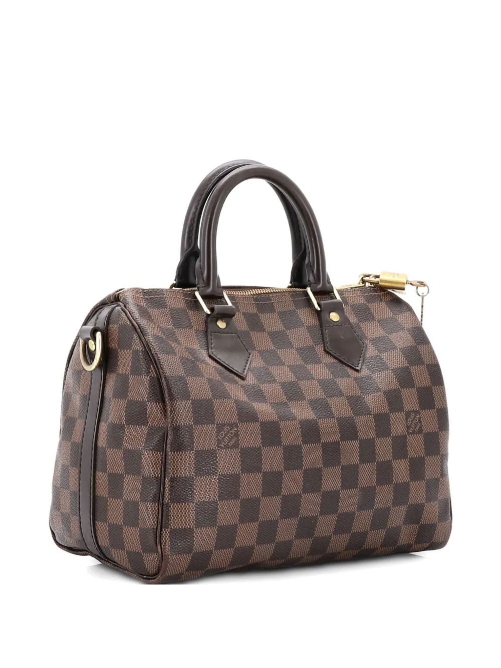 LOUIS VUITTON Pre-owned Speedy Bandouliere Bag Damier 25 Satchel In Brown