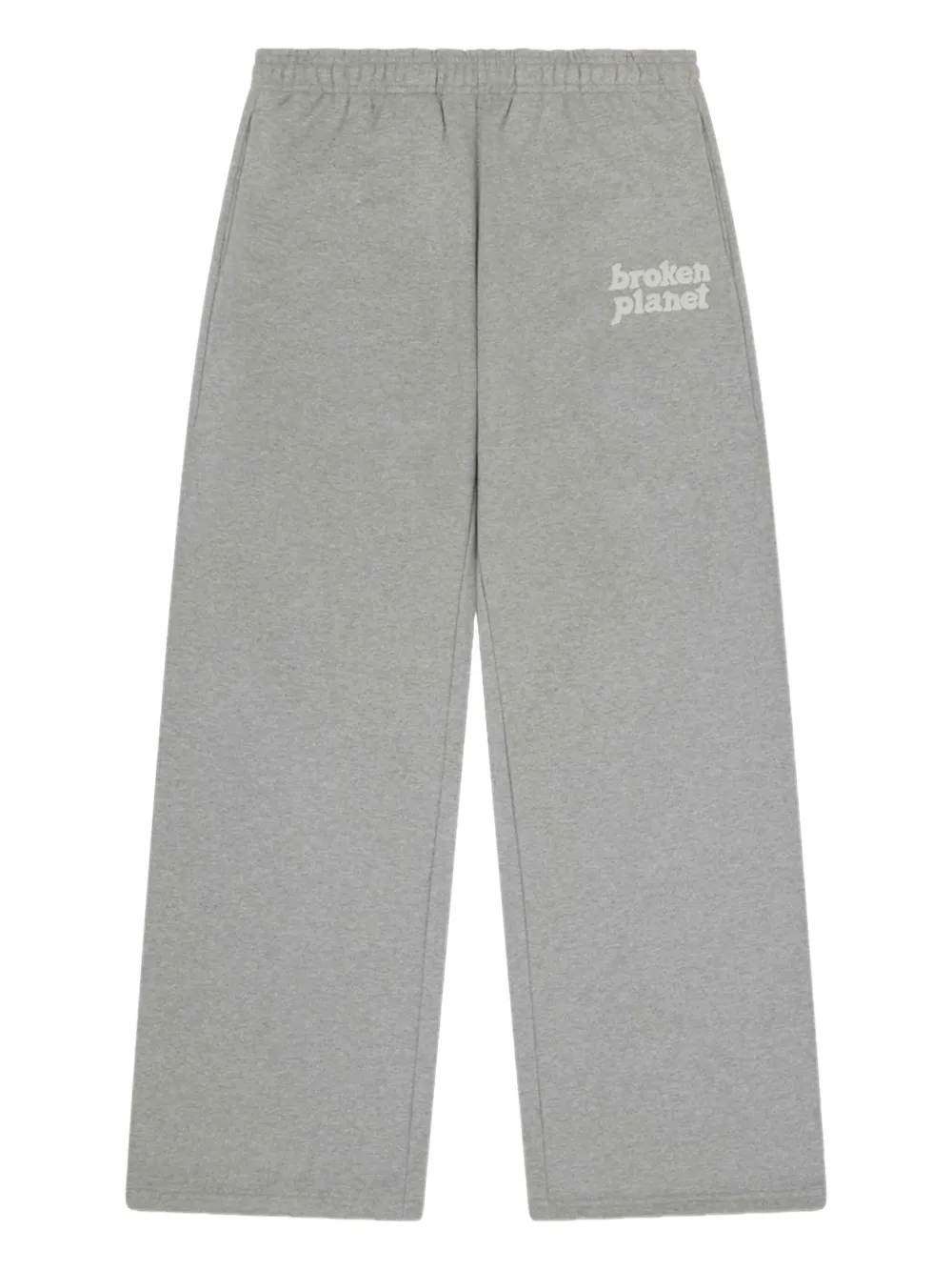 BROKEN PLANET logo-lettering elastic-waist track pants | gris | Image 1
