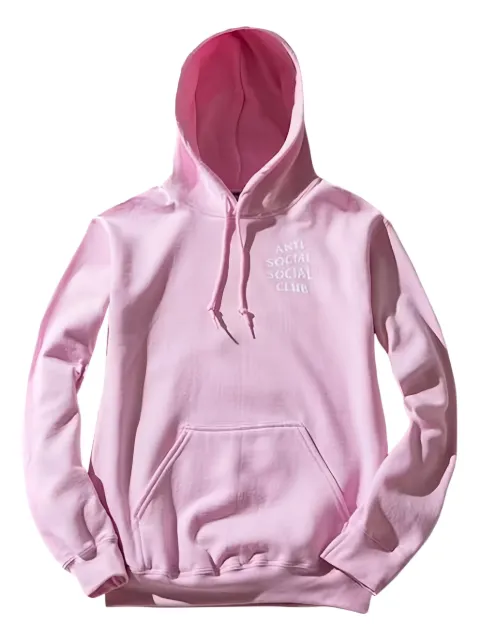 Anti Social Social Club floral-graphic long-sleeve hoodie