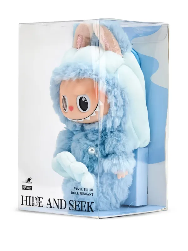 Pop Mart x Labubu Vinyl BEAR@BRICK Figure | Blue | FARFETCH