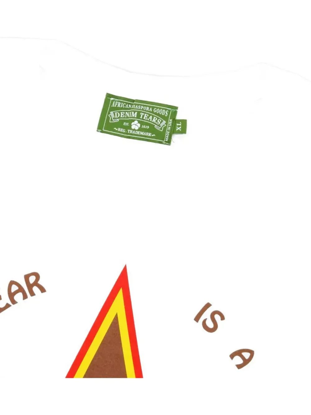 Denim Tears short-sleeve crew-neck T-shirt - Wit