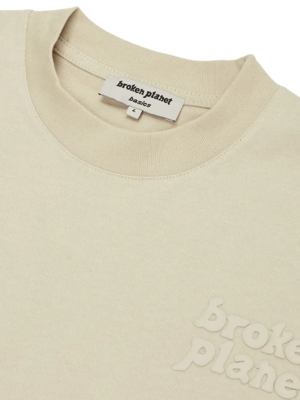 Broken Planet Short-sleeve Crew-neck T-shirt In Neutral