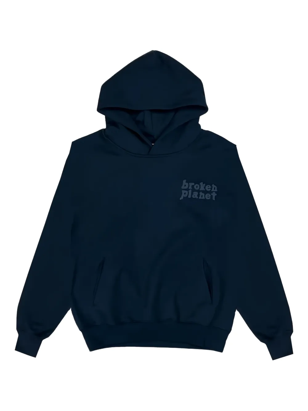 BROKEN PLANET drawstring long-sleeve hoodie | azul | Image 1