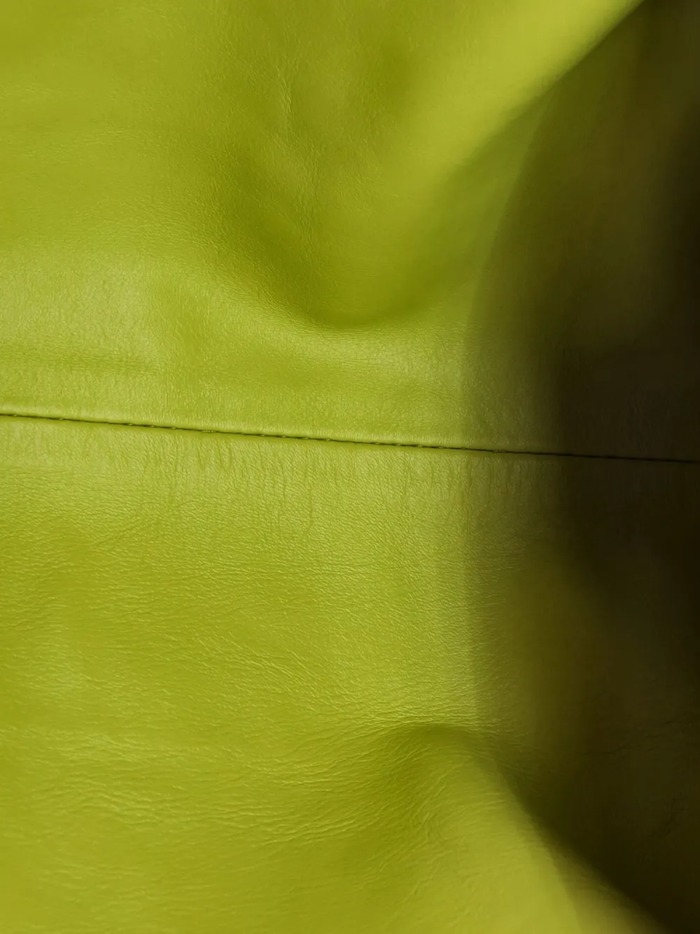 Pre-owned Bottega Veneta The Pouch Leather Clutch Bag In Yellow