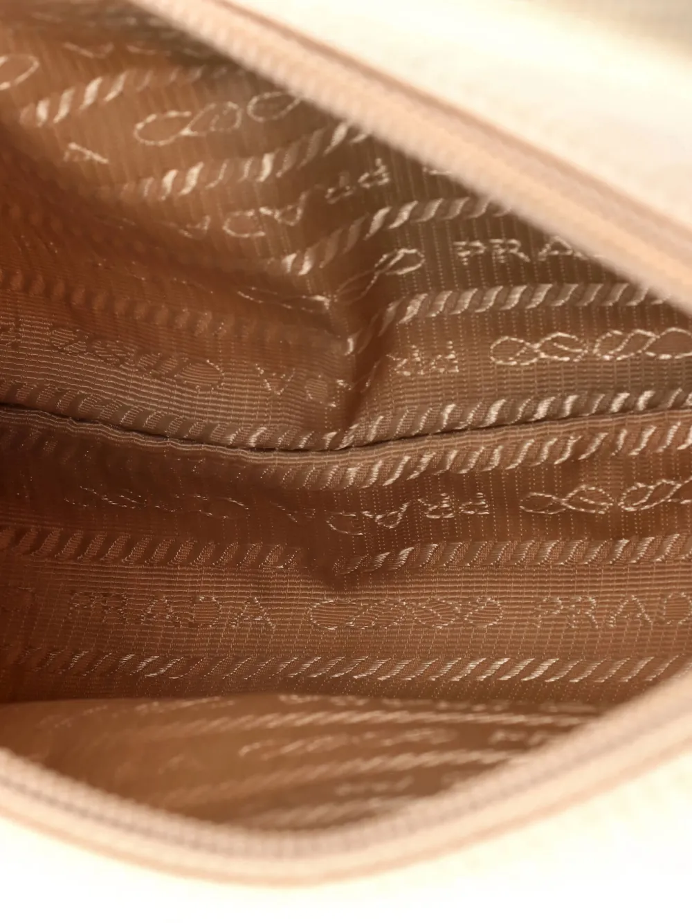 Pre-owned Prada Re-edition 2000 Tessuto Mini Hobo Bag In Neutral