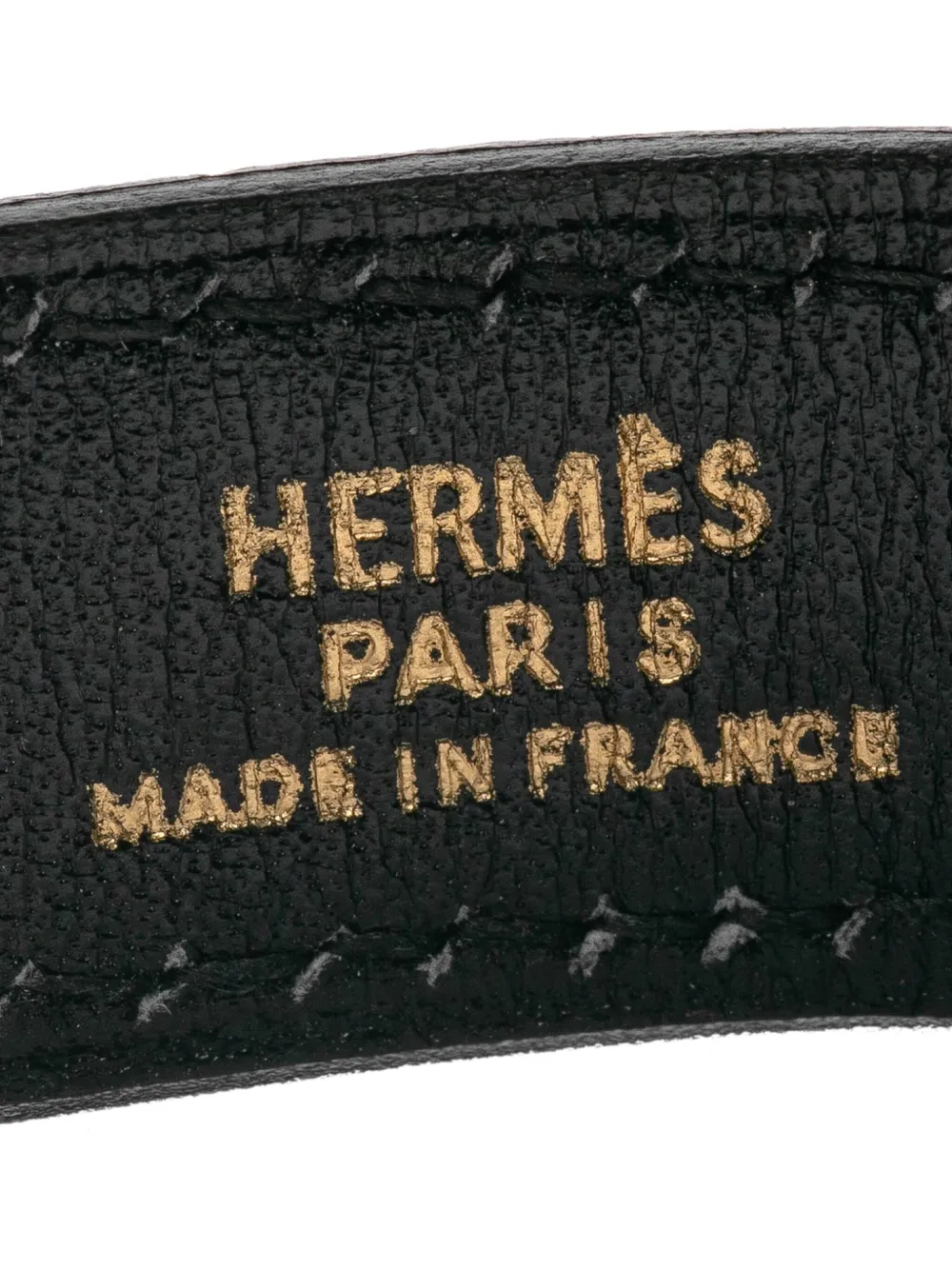Pre-owned Hermes 2010-2025 Swift Glove Holder Key Holder In Black