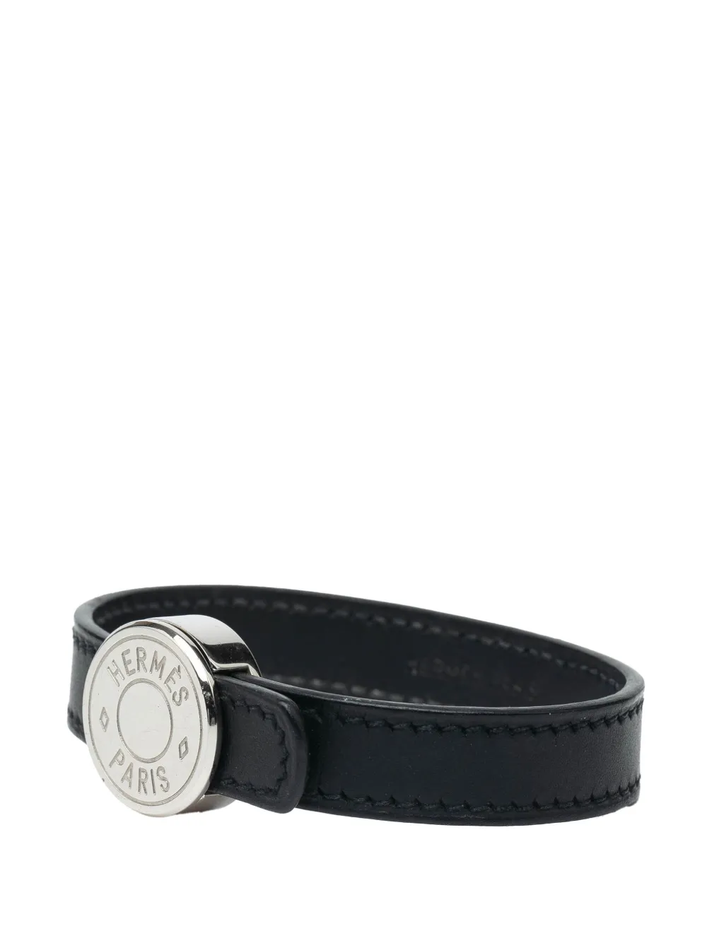 Hermès Pre-Owned 2005 Swift Clou de Selle Looping Bracelet costume bracelet | Image 2