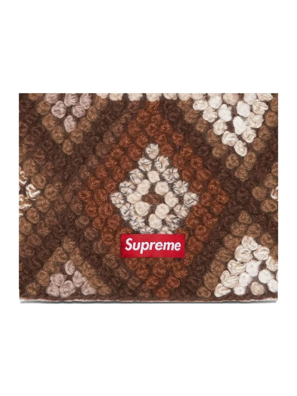 Supreme Muts met textuur - Bruin