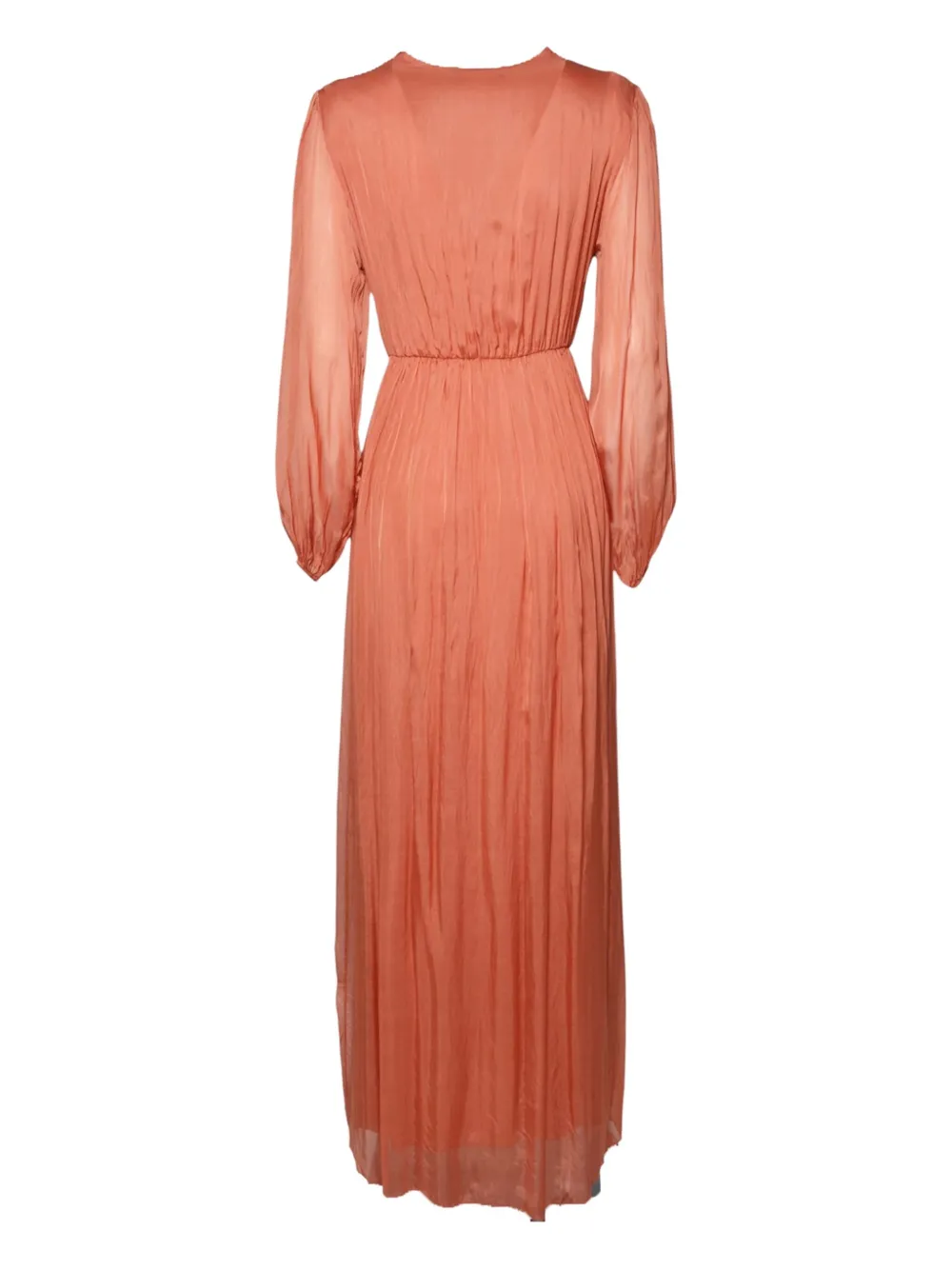 SOLOTRE Jurk met lange mouwen - Rood