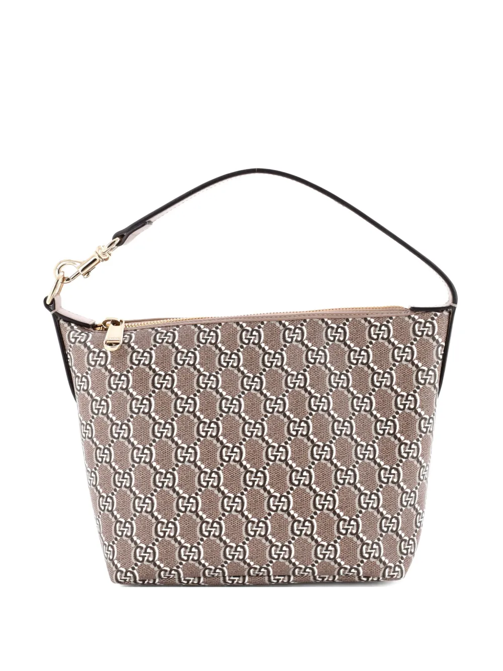 Gucci Pre-Owned Ophidia Zip Shoulder Bag GG Shadow Coated Canvas Super