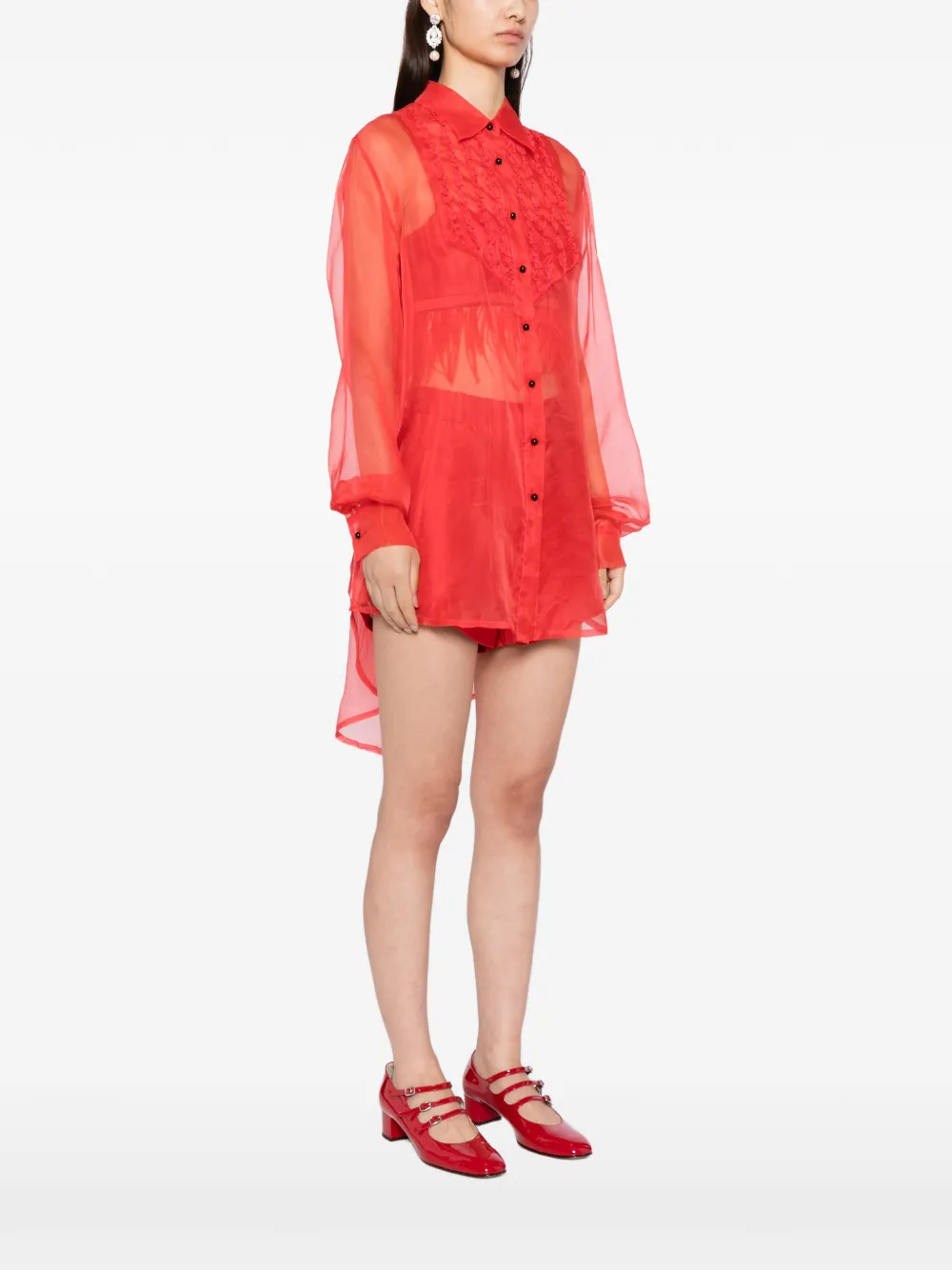 Macgraw Camisa De Esmoquin - Rojo 
