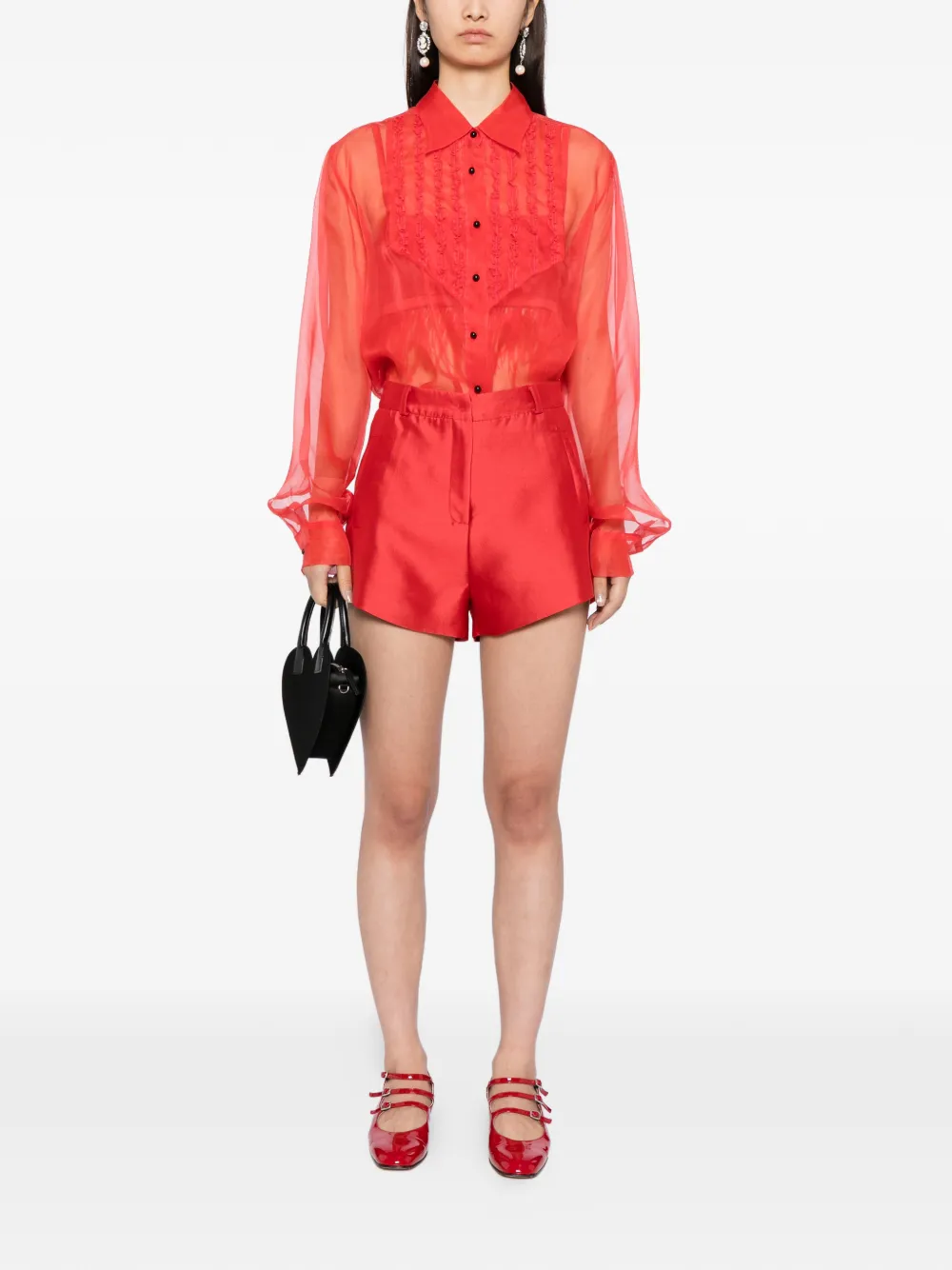  Macgraw Camisa De Esmoquin - Rojo 
