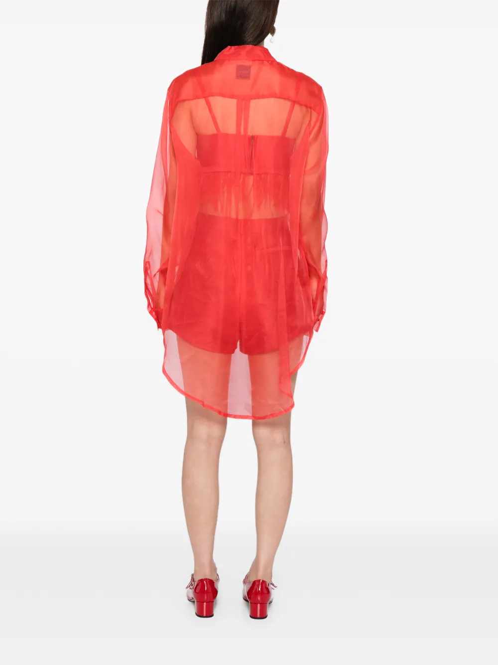 Macgraw Smoking blouse Rood