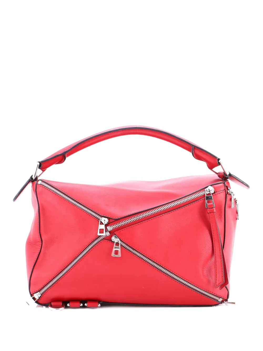 Loewe Pre-Owned Puzzle Bag Zipper Embellished Leather Medium satchel - Loewe Pre-Owned Puzzle Bag Zipper Embellished Leather Medium satchel -