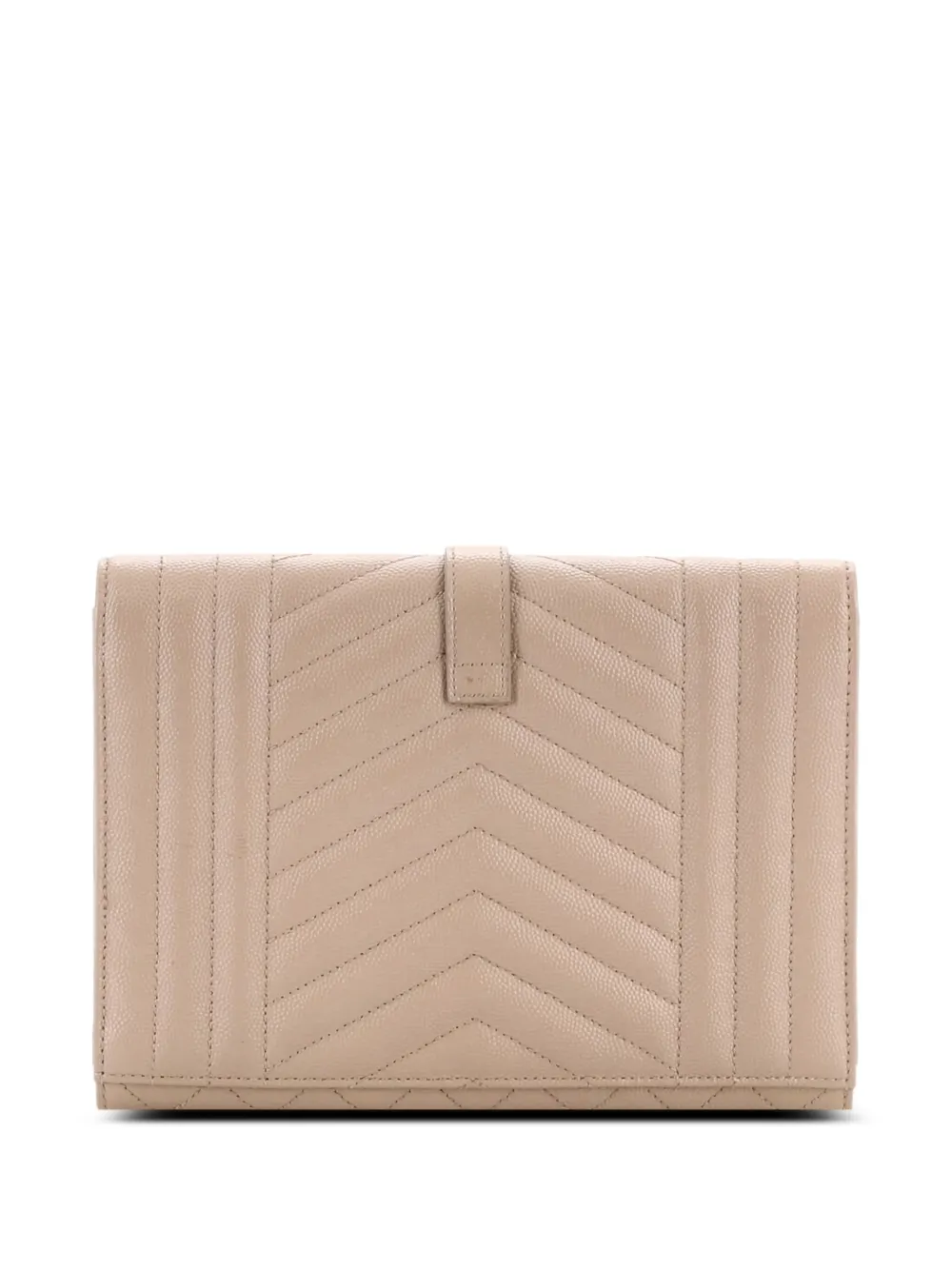 Saint Laurent Pre-Owned Classic Monogram Envelope Wristlet Mixed Matelasse Leather clutch bag | Pre-Owned | Image 2