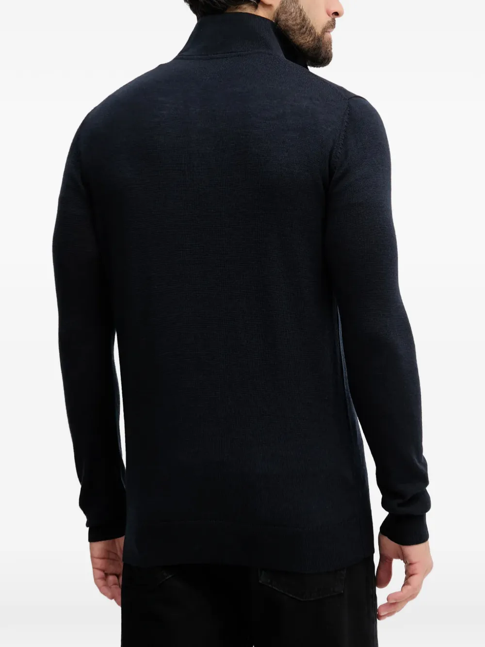 Karl Lagerfeld Trui met hoge hals Blauw