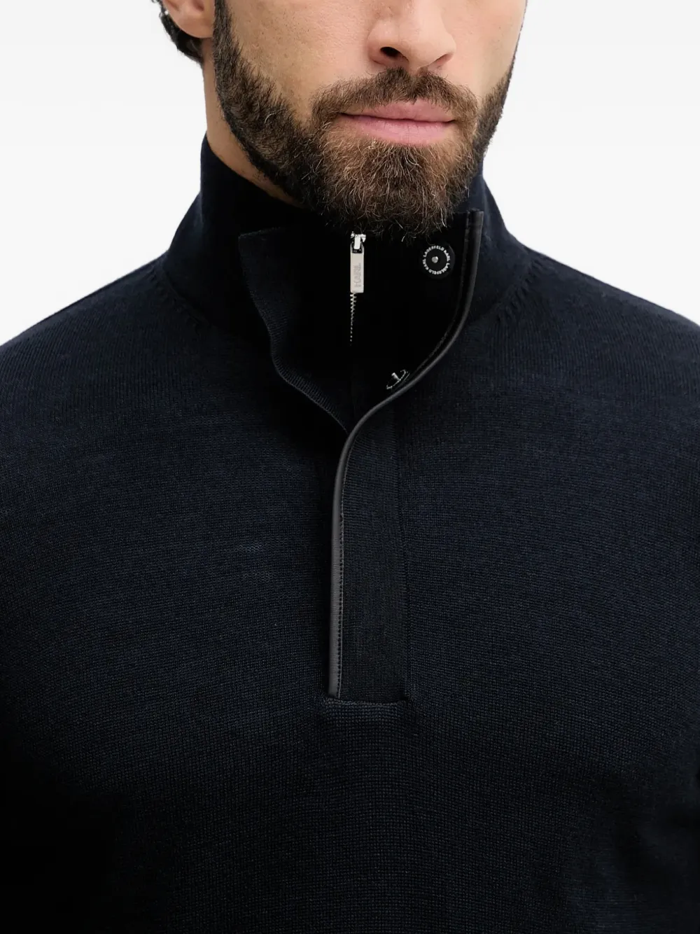 Karl Lagerfeld Trui met hoge hals Blauw