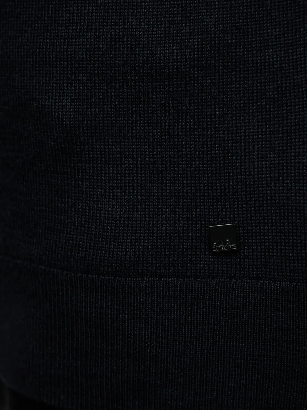 Karl Lagerfeld Trui met hoge hals Blauw