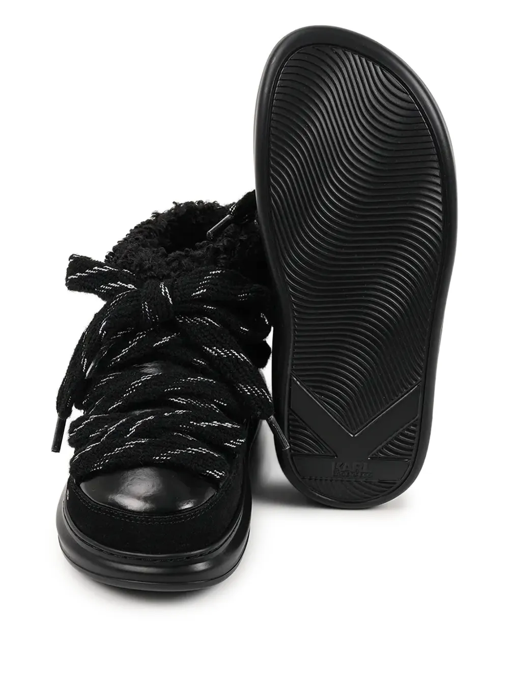 Karl Lagerfeld Kapri Kosi enkellaarzen Zwart