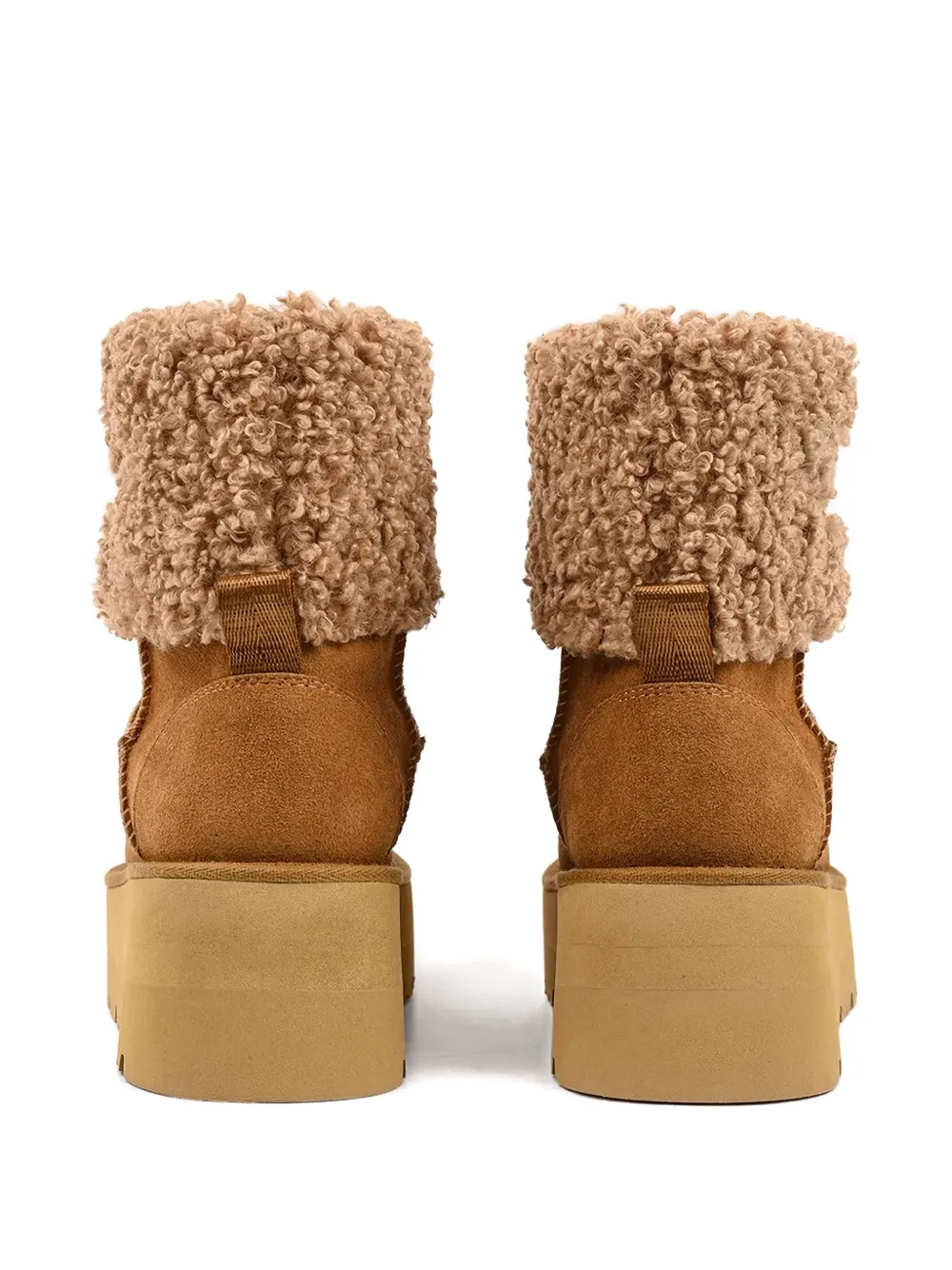 Karl Lagerfeld Skylar Logo Platform Boots In Brown