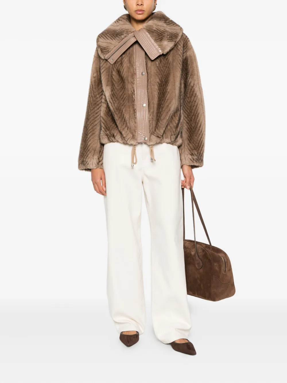 S.W.O.R.D 6.6.44 panelled jacket | Faux Fur & Shearling Jackets | Image 2