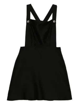 BLACK COMME des GARCONS ジャンパースカートS Black Comme Des Garçons カットオフエッジ ジャンパースカート