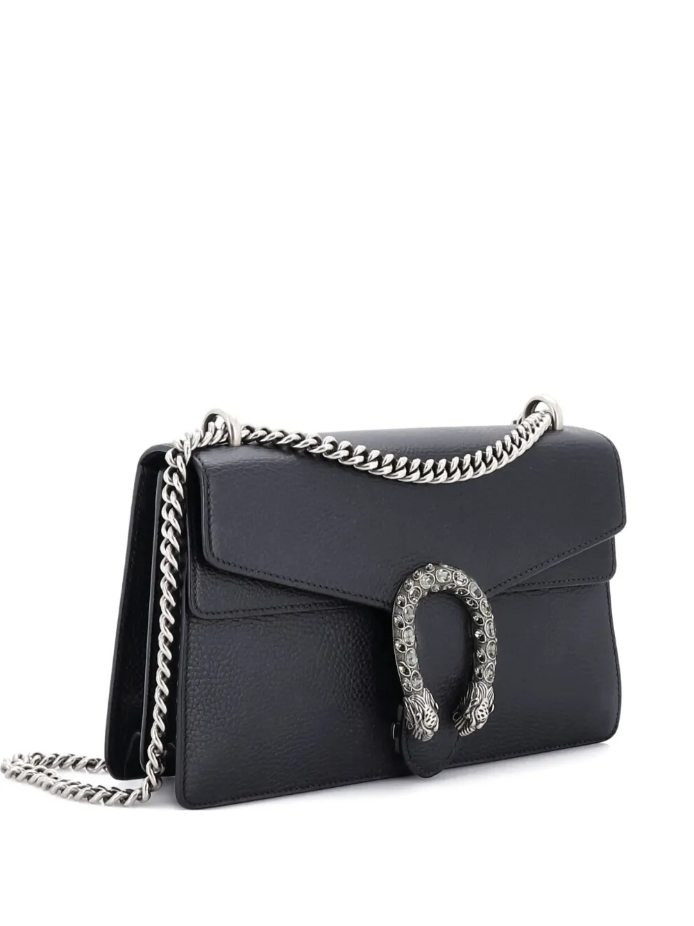 Gucci Pre-Owned Dionysus Bag Leather Small shoulder bag - ブラック Gucci Pre-Owned Dionysus Bag Leather Small shoulder bag - ブラック