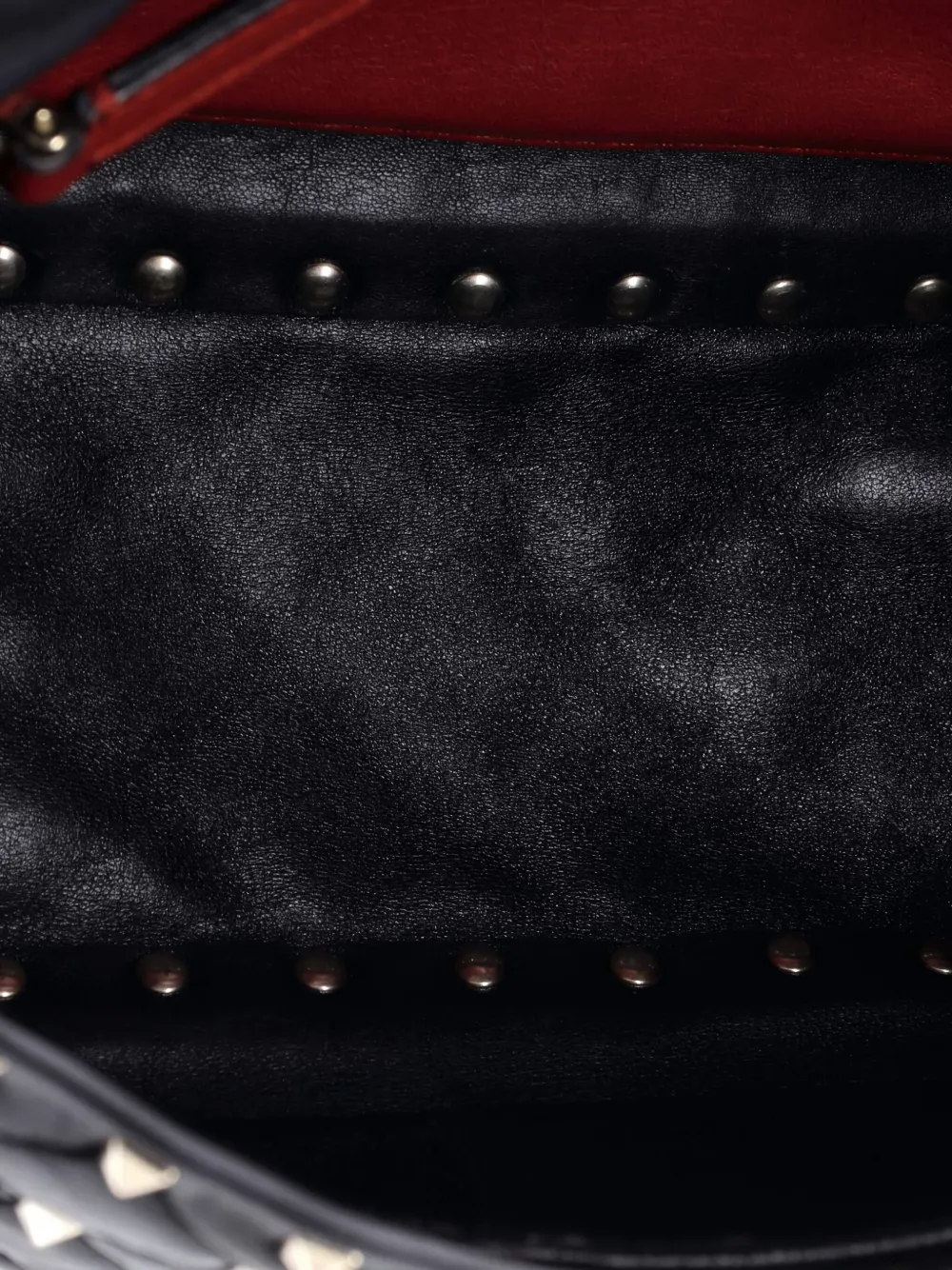 Pre-owned Valentino Garavani Rockstud Spike Flap Bag Quilted Leather Medium Crossbody Bag In Black