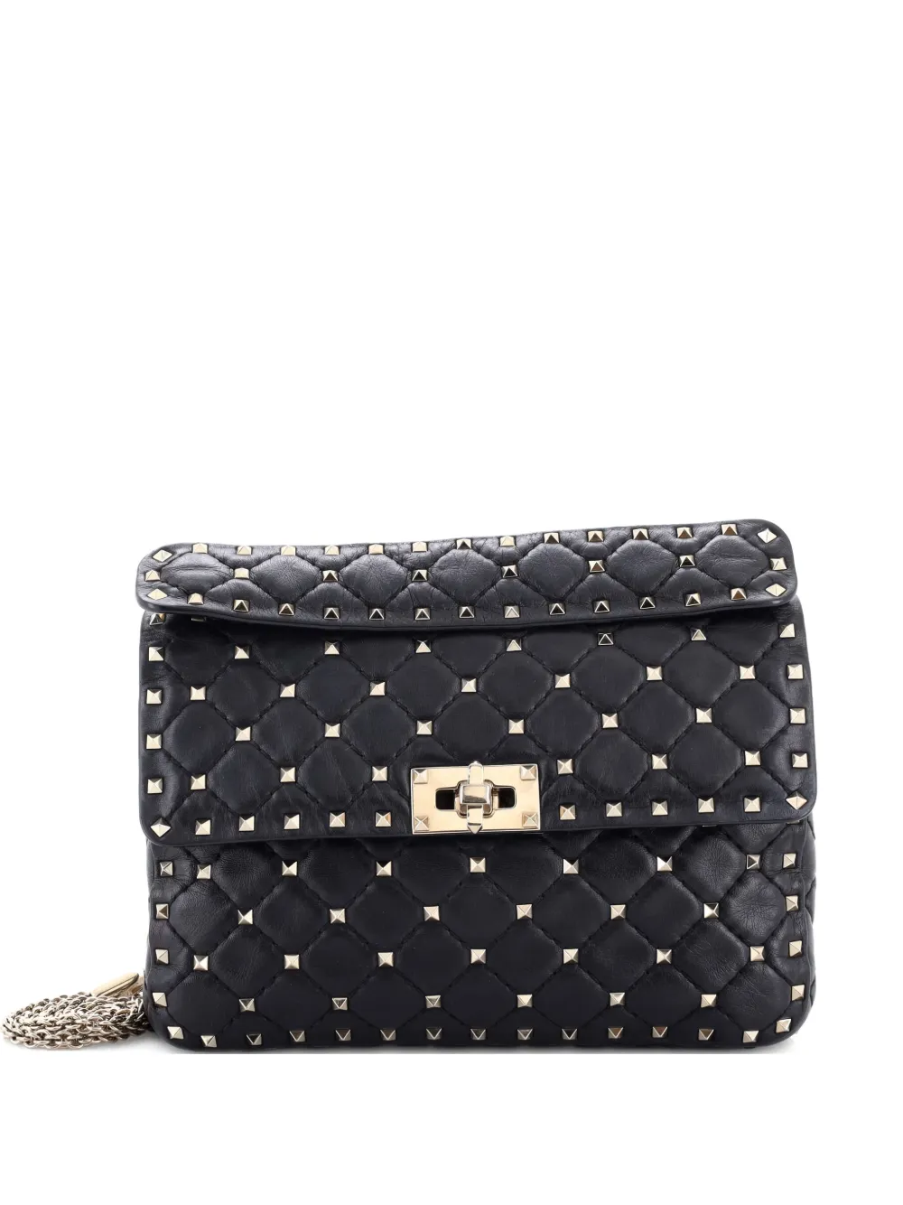 Valentino Garavani Pre-Owned Rockstud Spike Flap Bag Quilted Leather