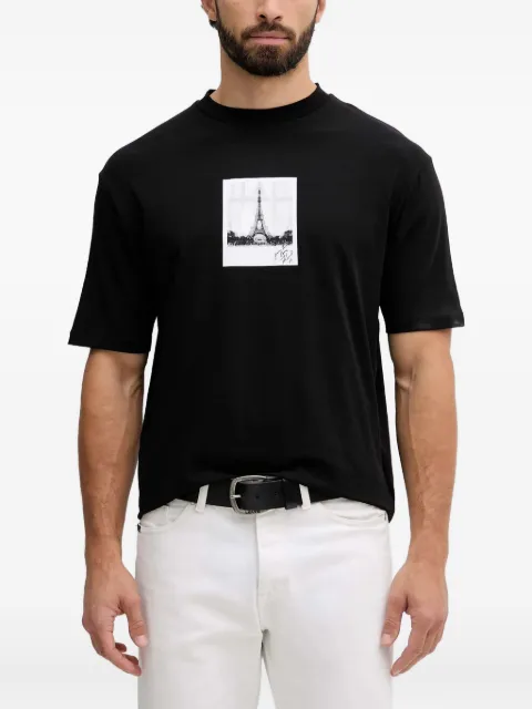 Karl Lagerfeld x Paris Hilton t-shirt à imprimé graphique
