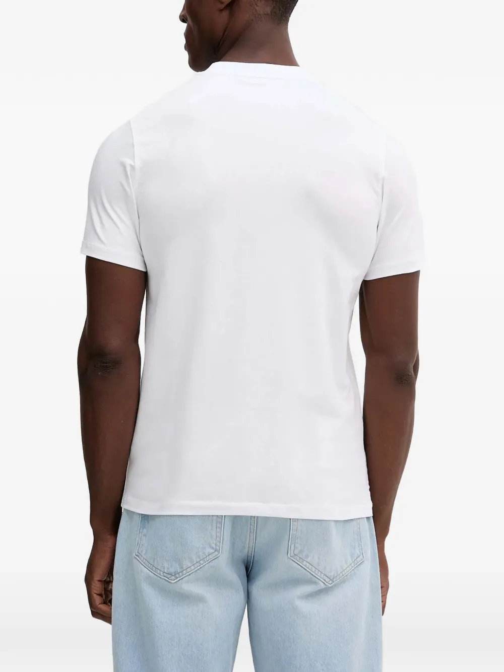 Karl Lagerfeld x Paris Hilton T-shirt met patch Wit