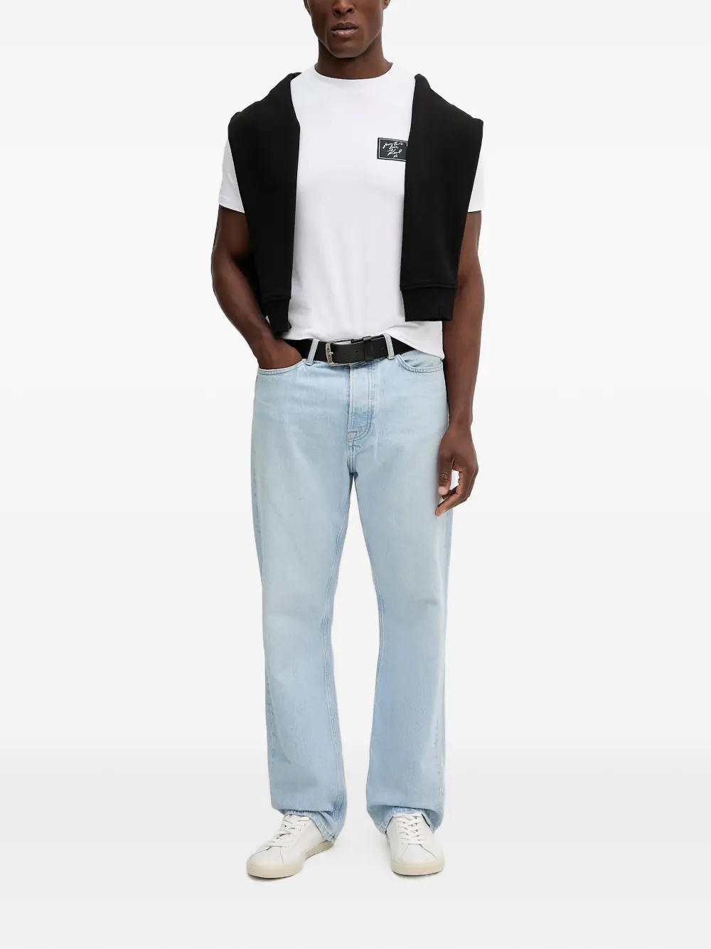 Karl Lagerfeld x Paris Hilton patch T-Shirt - Wit